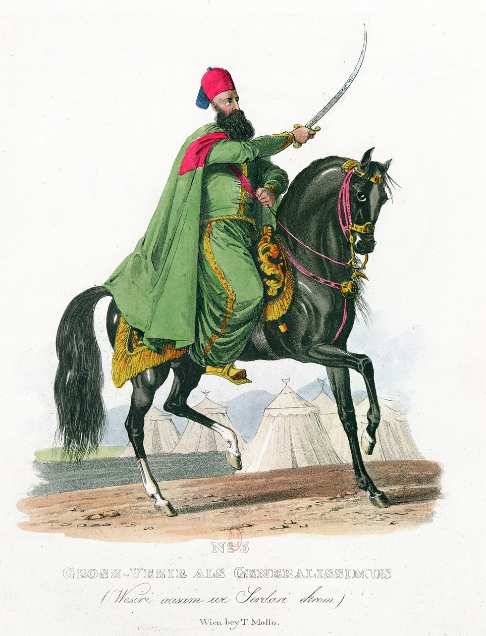 De Grootvizier, 1829 door Eduard Gurk