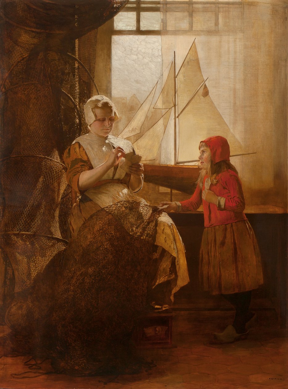 Het kaartspel door Eduard Charlemont