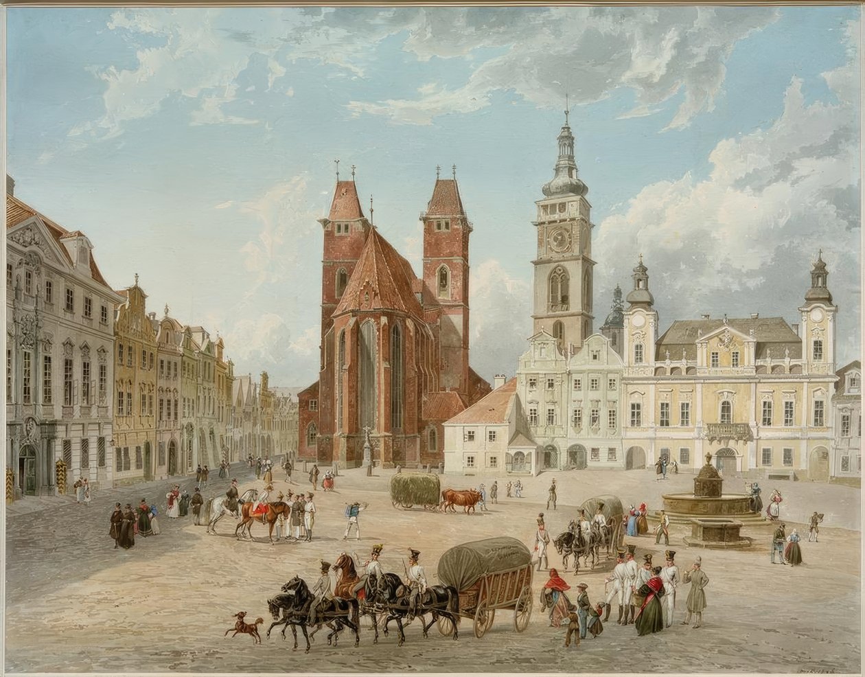 Königgrätz / Hradec Králové (Noordoost-Bohemen, Tsjechië) door Eduard Gurk