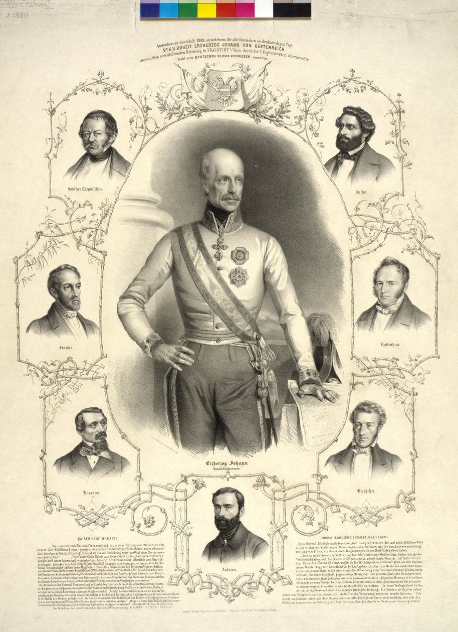 Aartshertog van Oostenrijk Johann door Eduard Kaiser