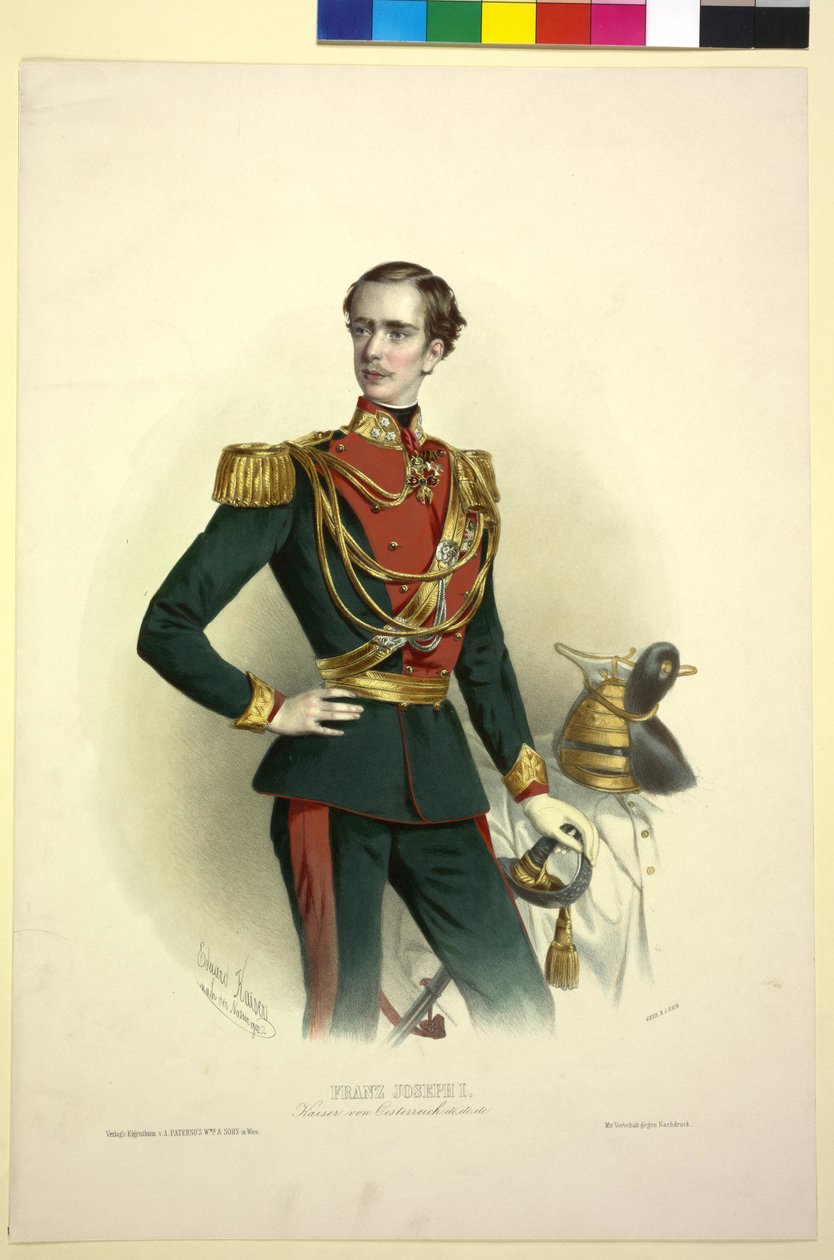 Keizer van Oostenrijk Franz Joseph I door Eduard Kaiser