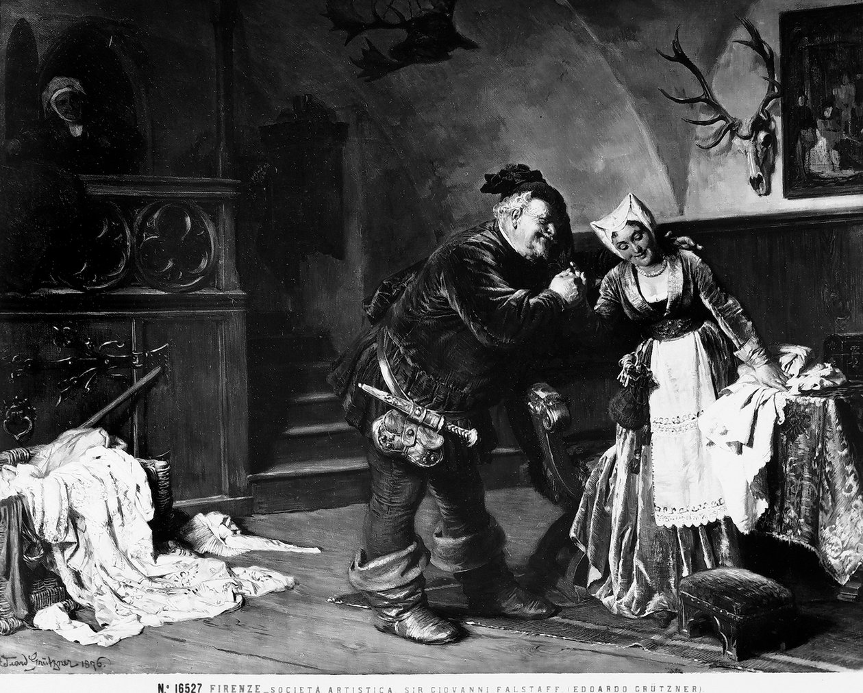 Sir John Falstaff door Eduard von Grutzner