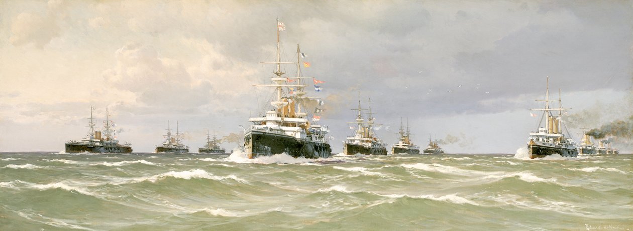 Het Kanaaleskader door Eduardo de Martino