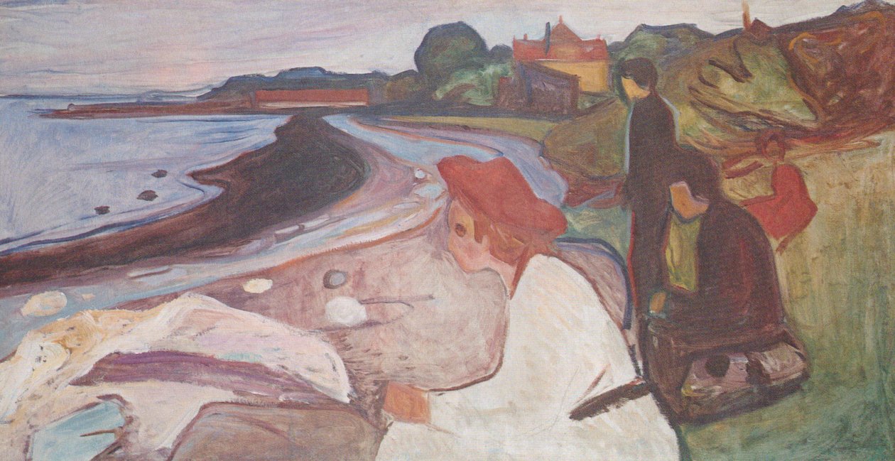 Jeugd aan zee door Edvard Munch
