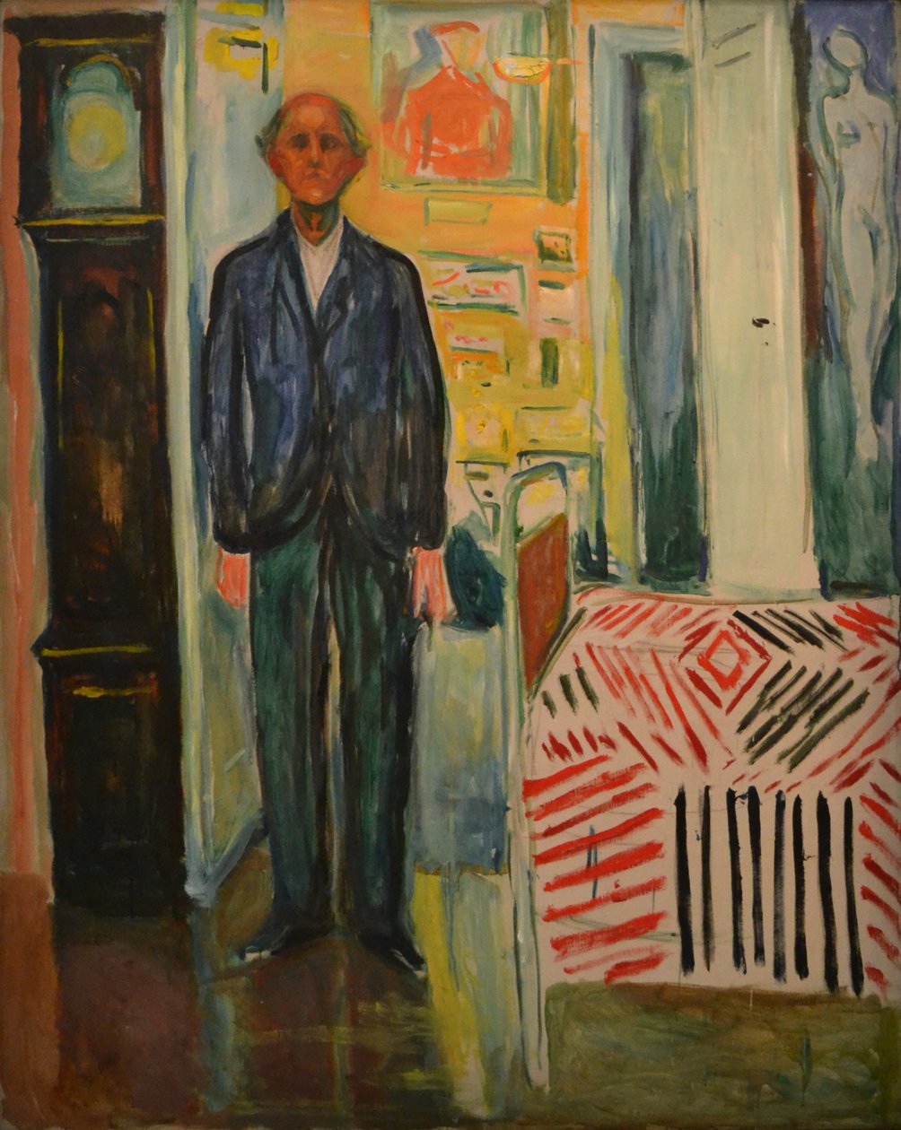 Tussen de Klok en het Bed door Edvard Munch