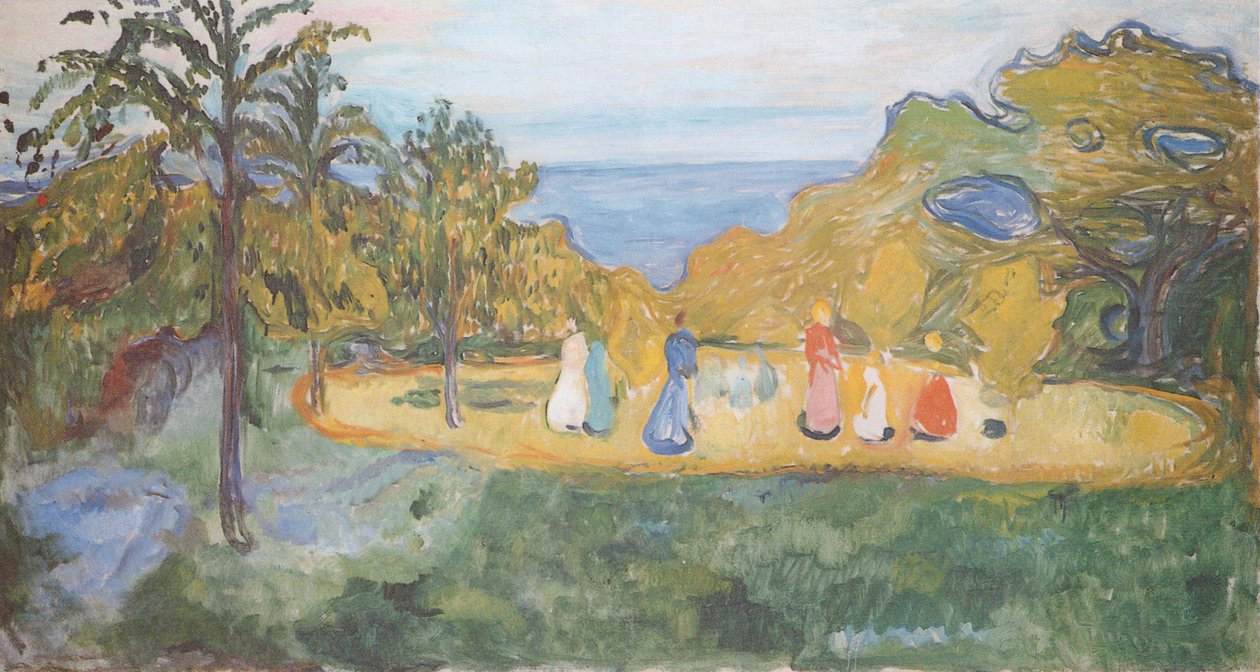 Zonneschijn door Edvard Munch