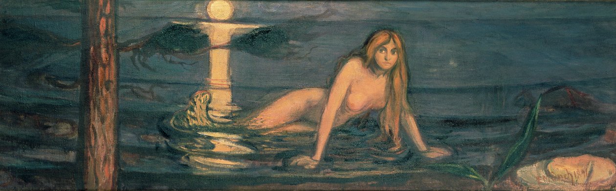 De Dame uit de Zee door Edvard Munch