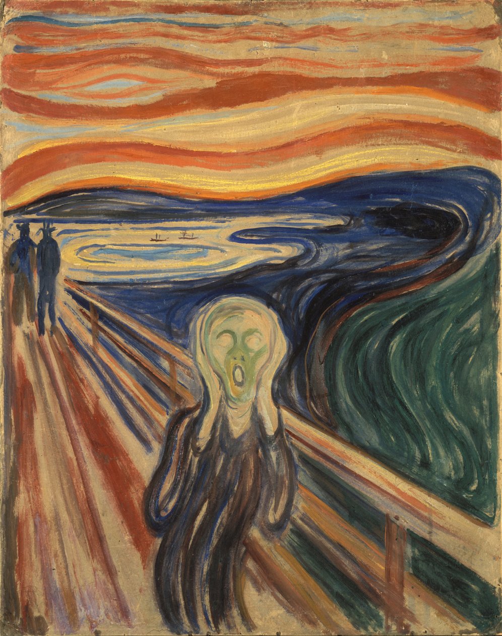 De schreeuw door Edvard Munch