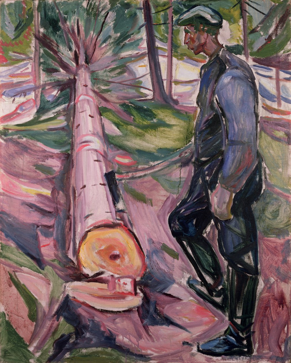 De Houthakker door Edvard Munch