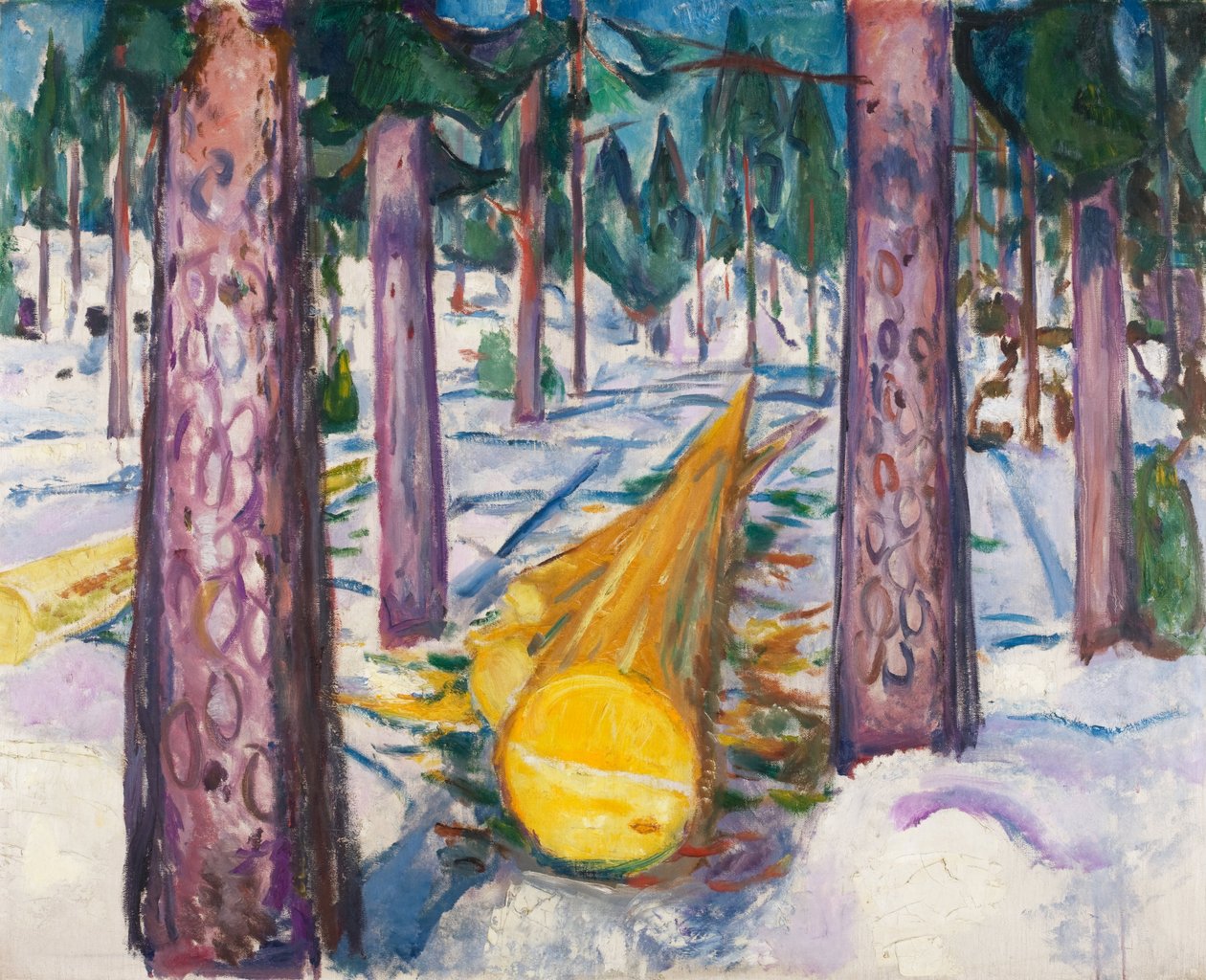 De gele stam door Edvard Munch