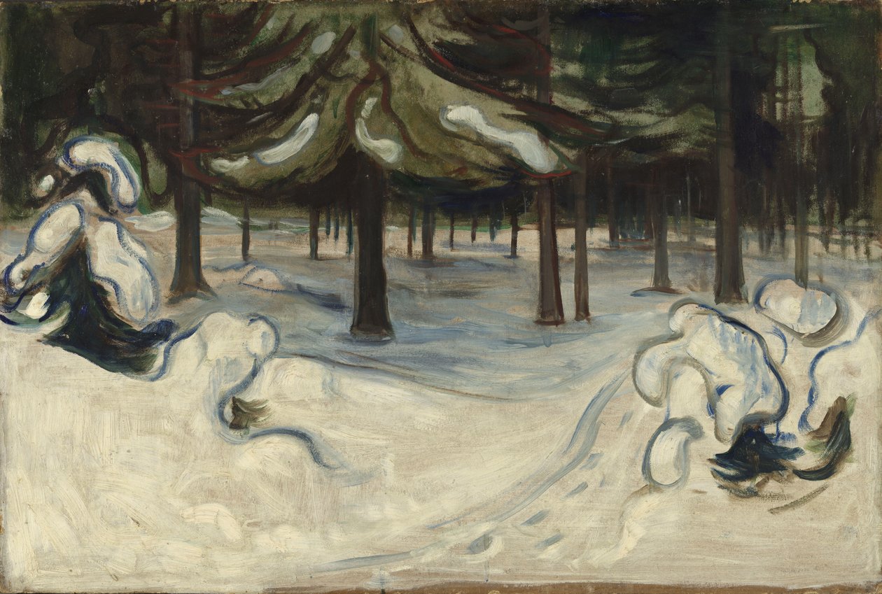 Winter door Edvard Munch