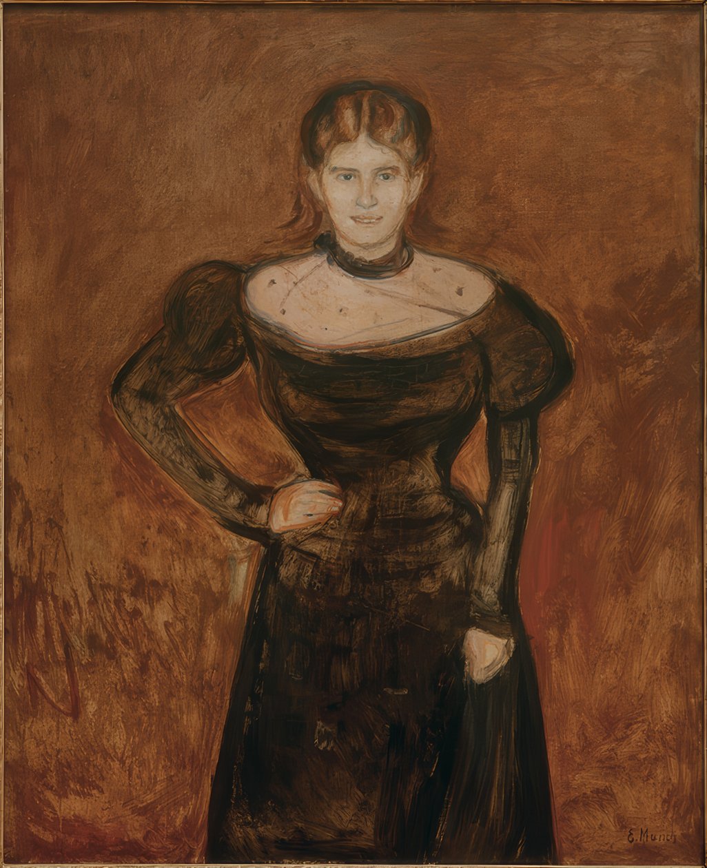 Aase Nørregaard door Edvard Munch