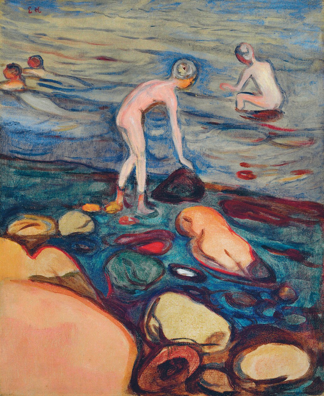 Baden door Edvard Munch