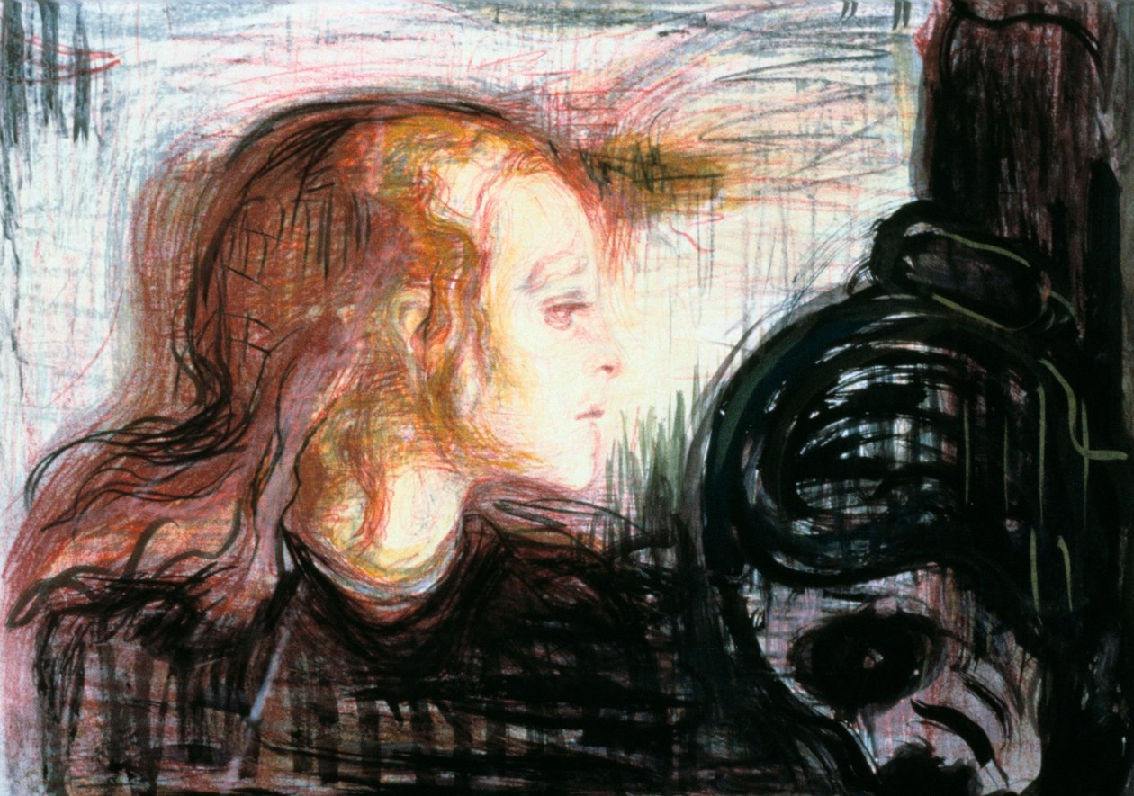Kind, 1896 door Edvard Munch