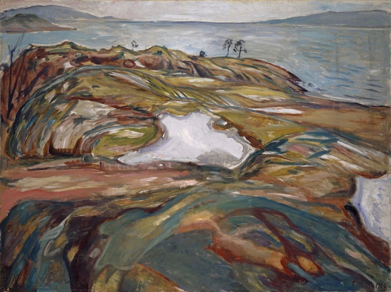 Kustlandschap door Edvard Munch