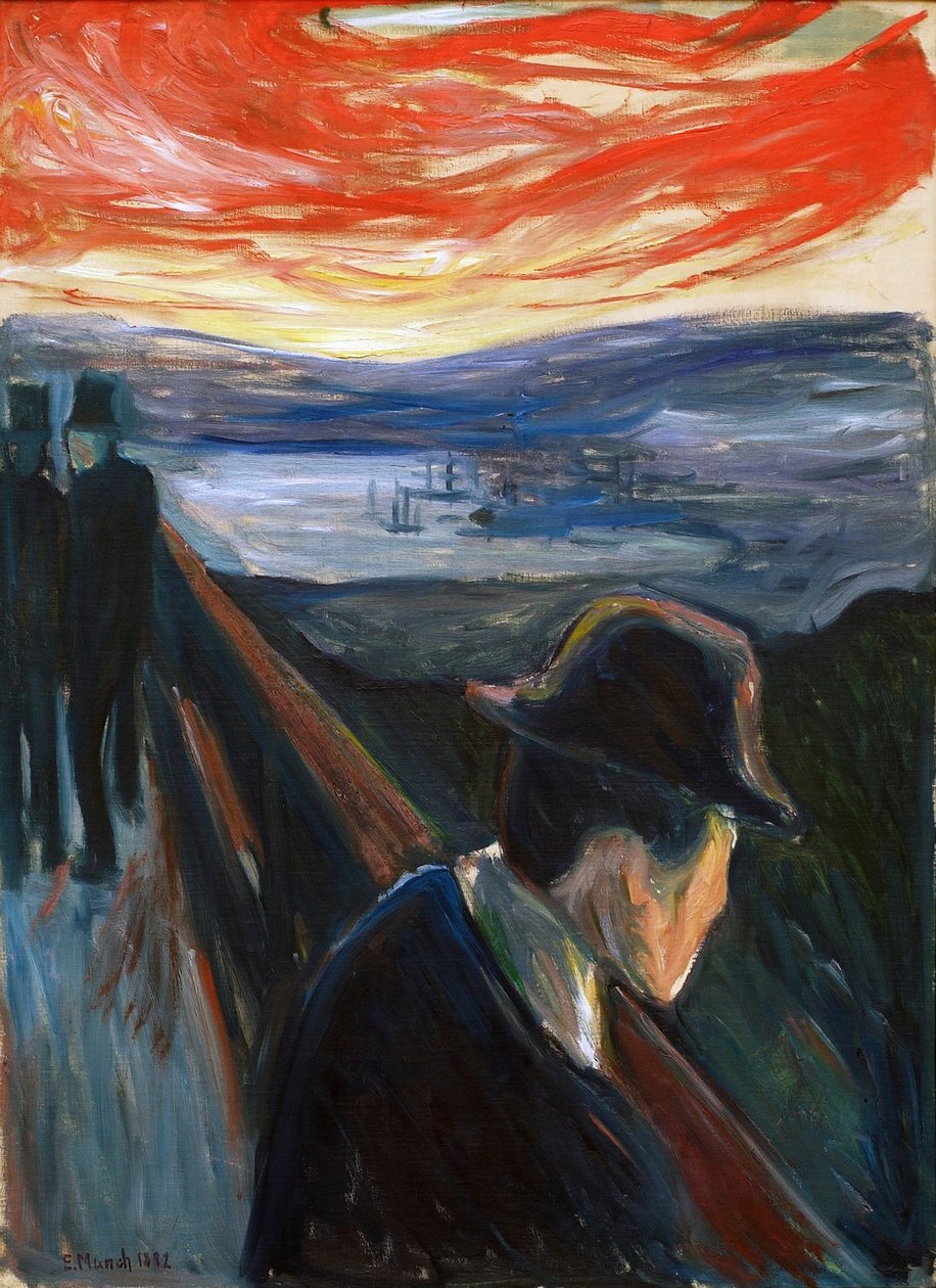 Wanhoop door Edvard Munch