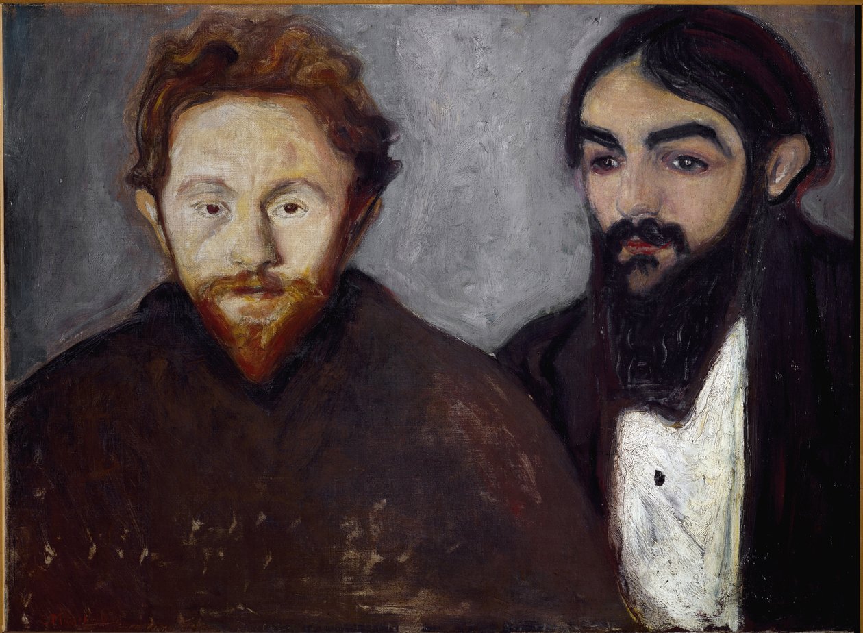 Dubbelportret door Edvard Munch