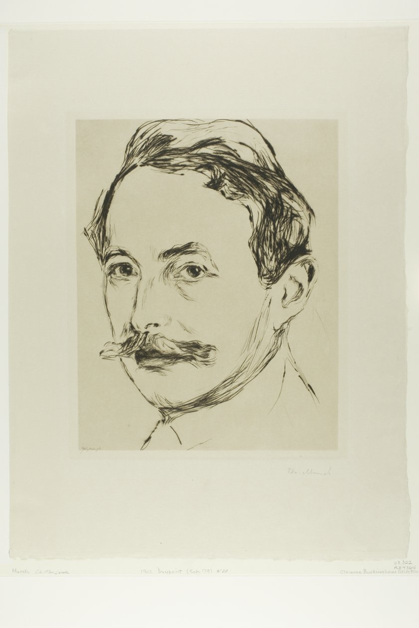 Dr. Max Linde door Edvard Munch