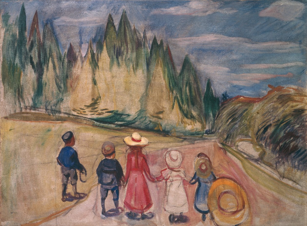 Sprookjesbos door Edvard Munch