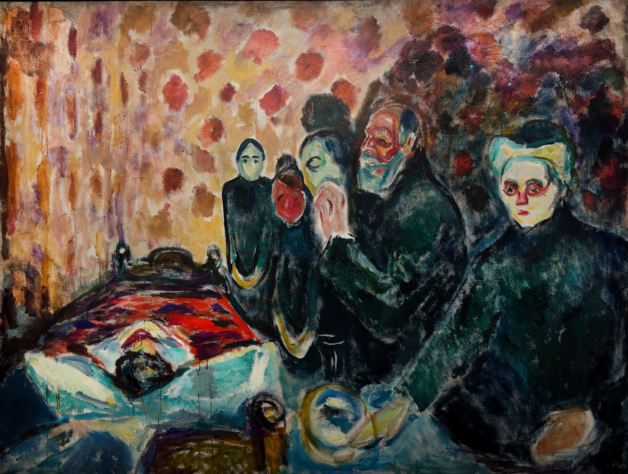 Strijd tegen de dood door Edvard Munch