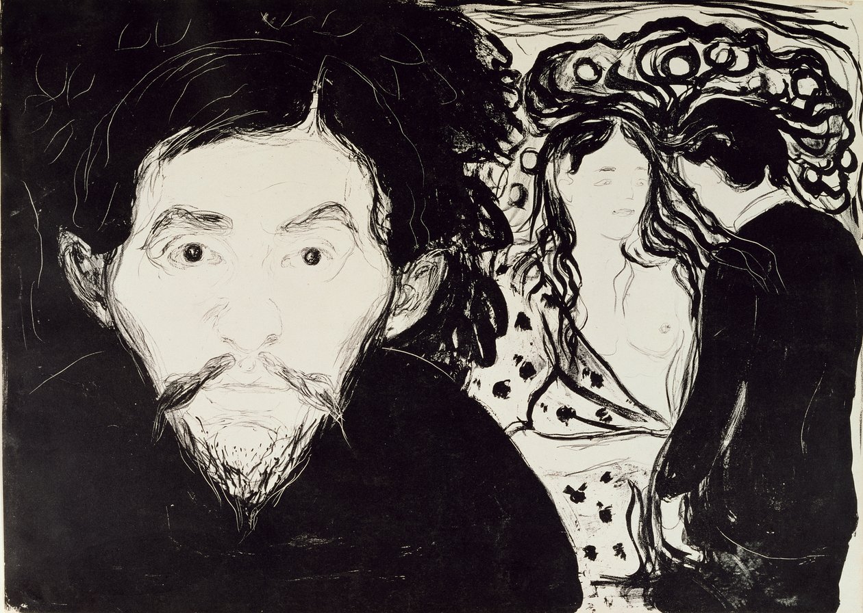 Jaloezie door Edvard Munch