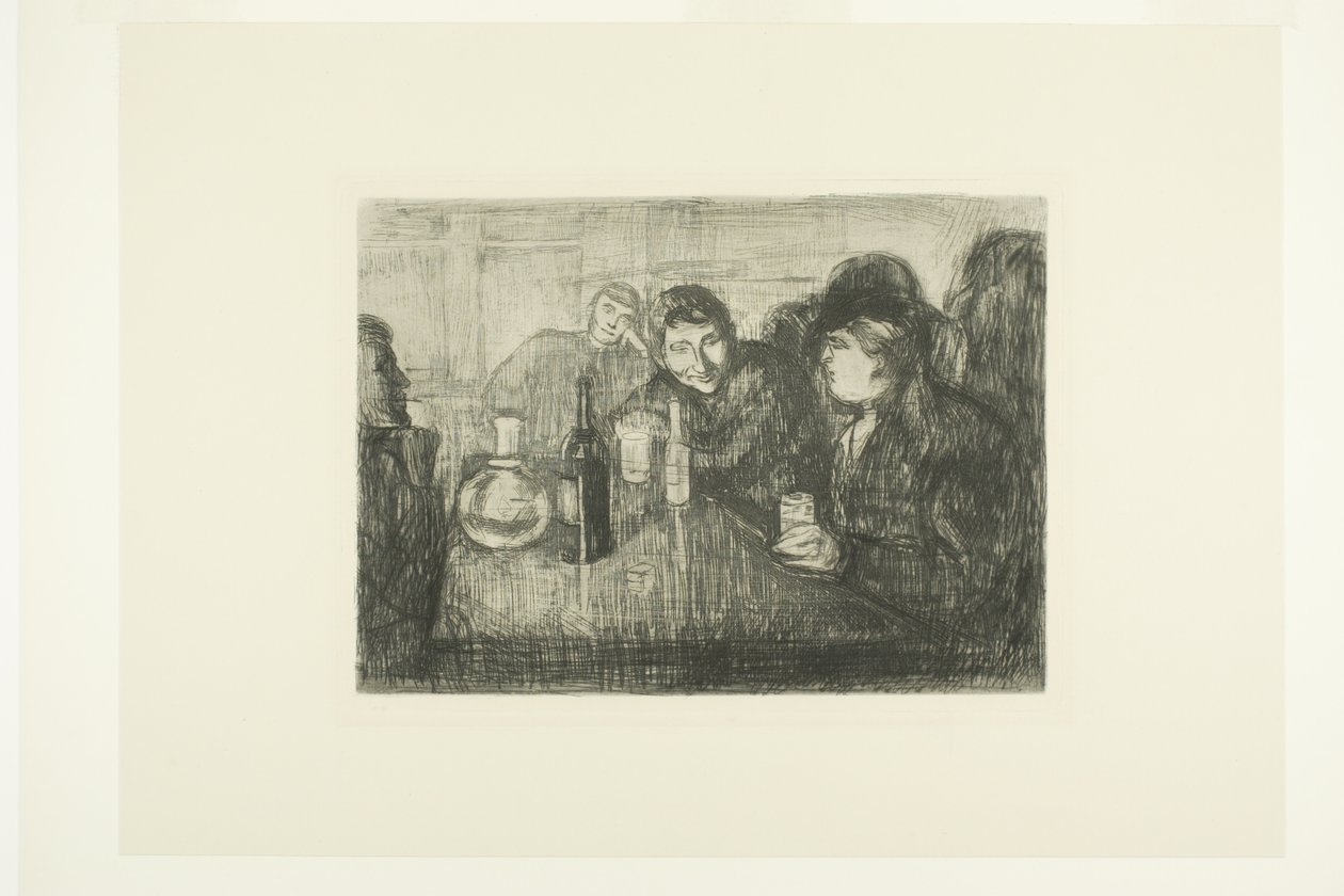 Kristiania Bohemiens I door Edvard Munch