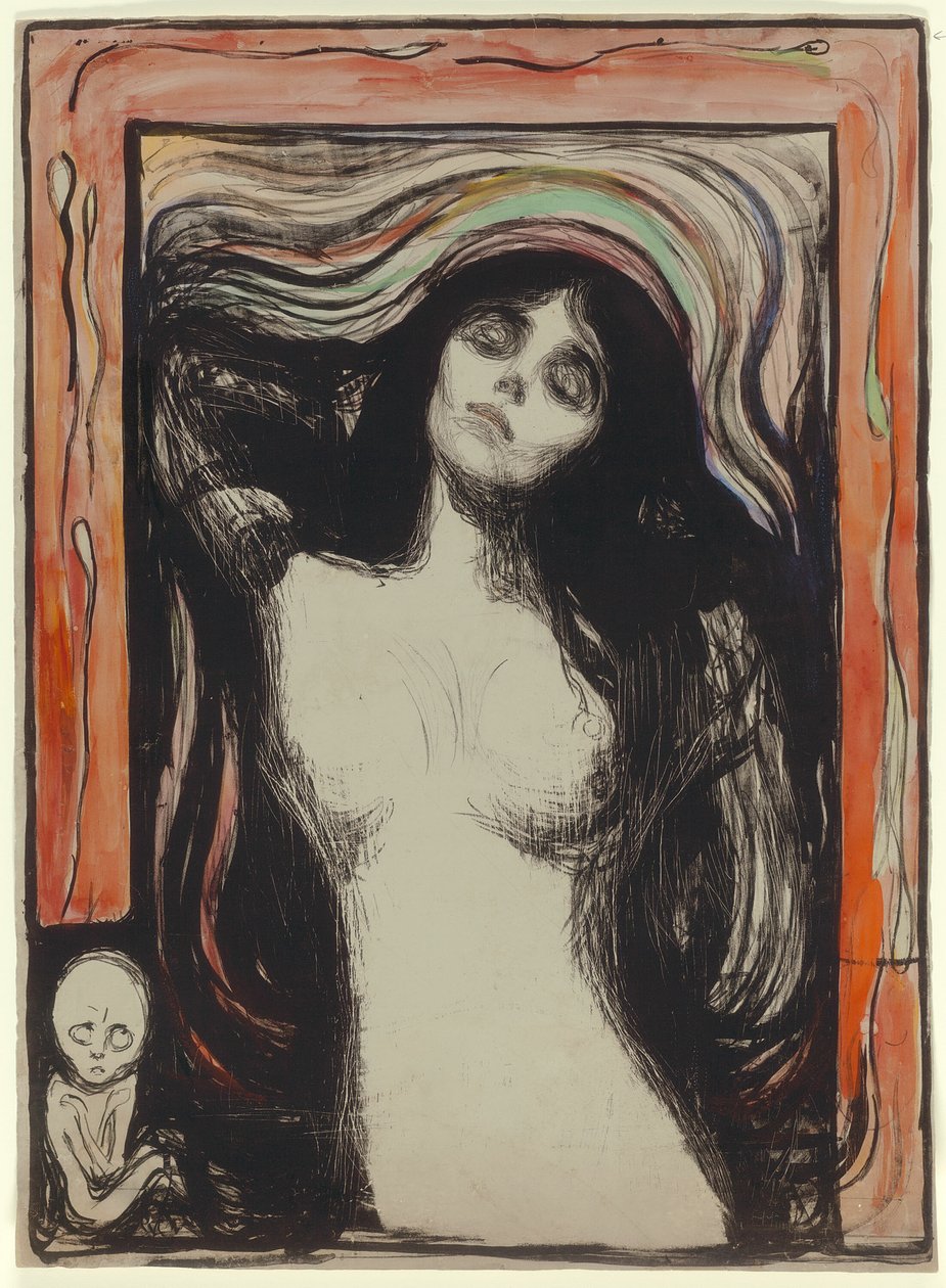 Madonna door Edvard Munch