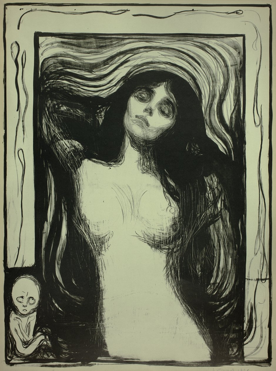 Madonna door Edvard Munch