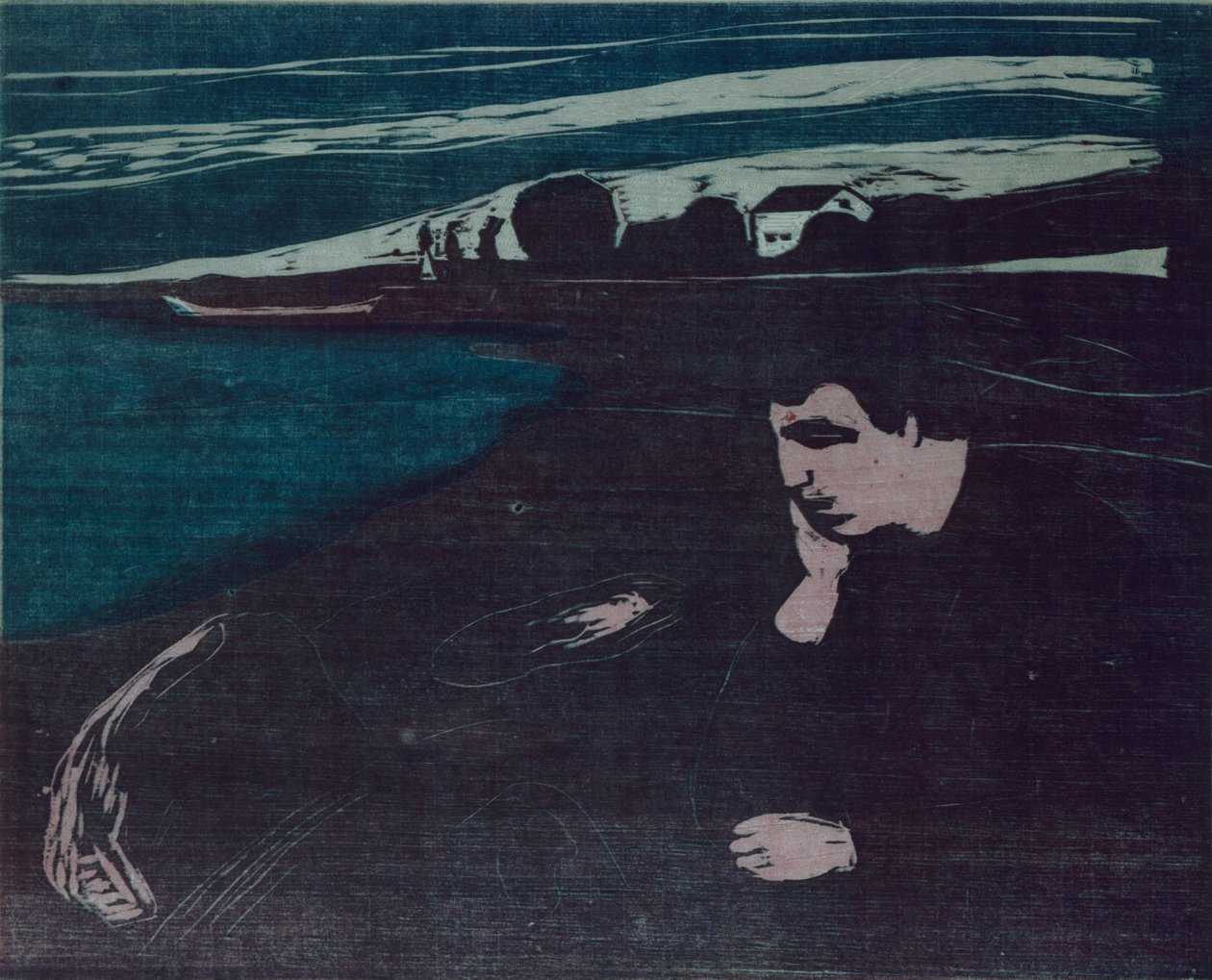 Melancholie door Edvard Munch