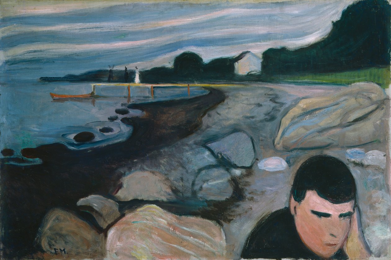 Melancholie door Edvard Munch