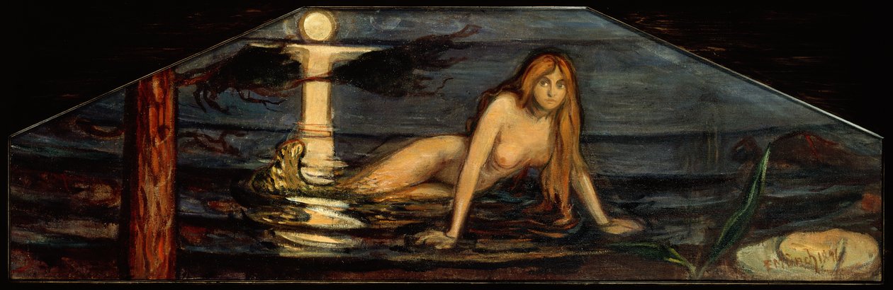 Zeemeermin door Edvard Munch