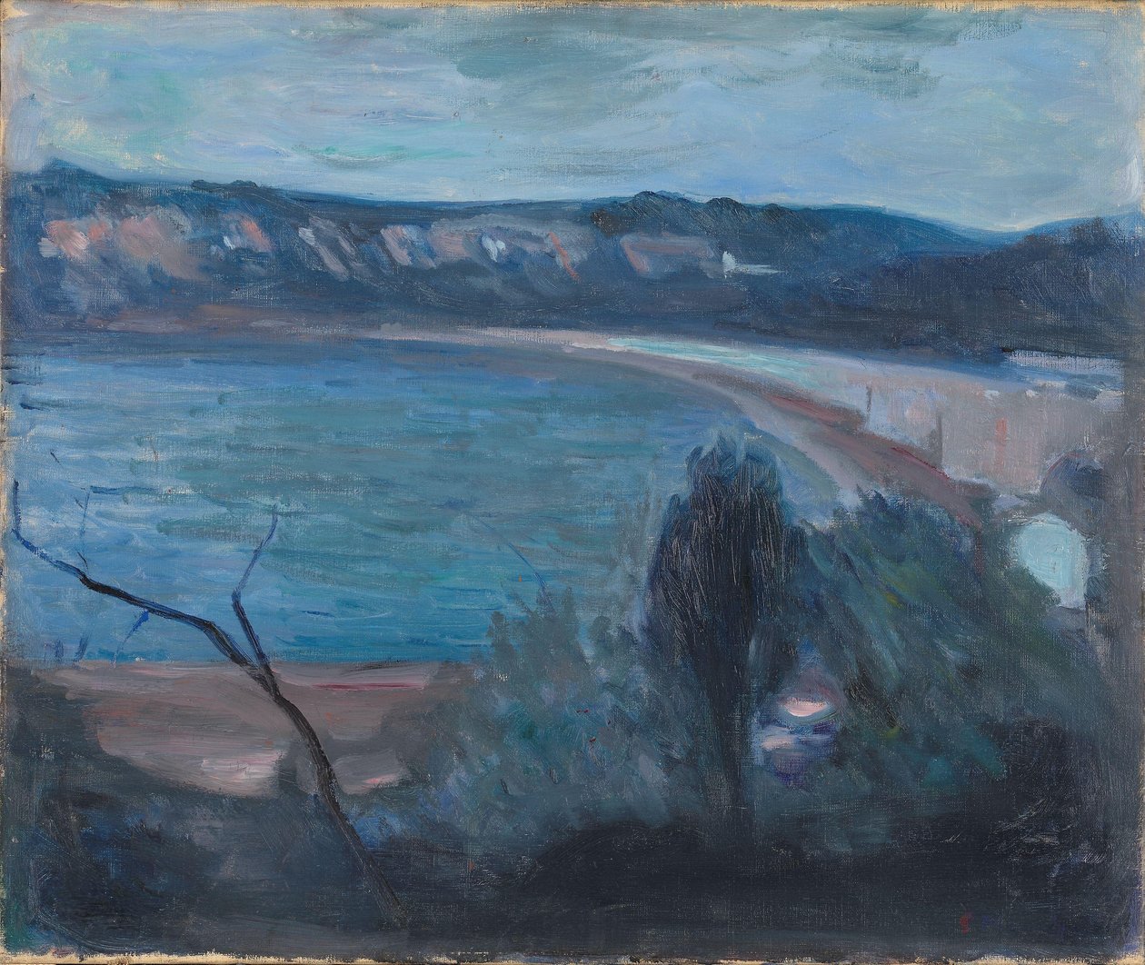 Maanlicht bij de Middellandse Zee door Edvard Munch