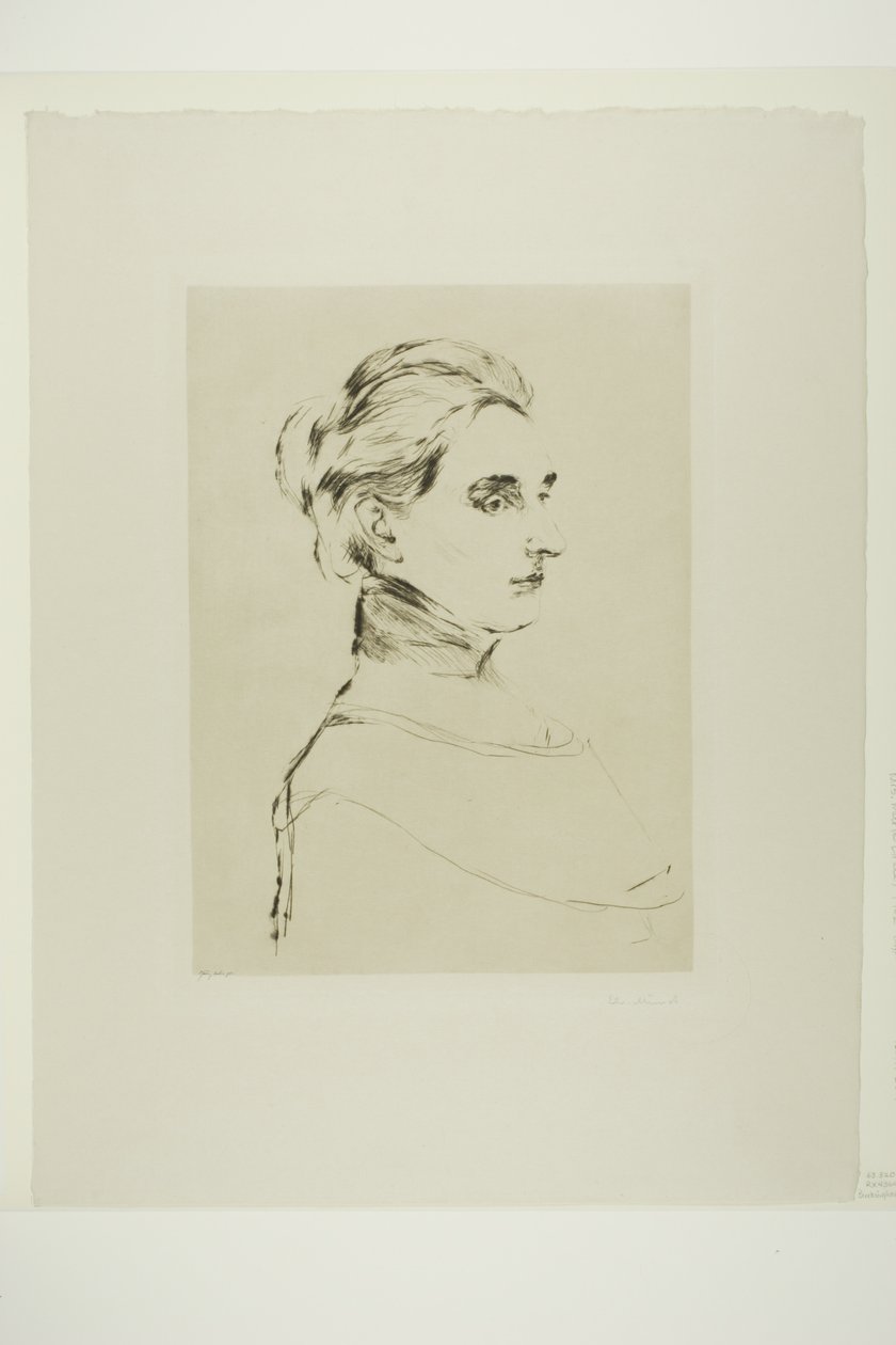 Mevrouw Marie Linde door Edvard Munch