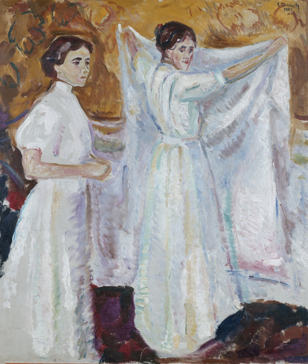Verpleegsters door Edvard Munch