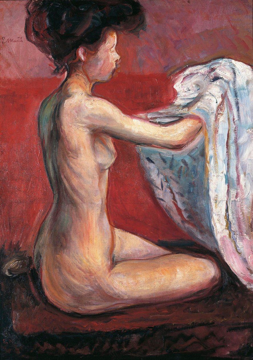 Parijs Naakt door Edvard Munch