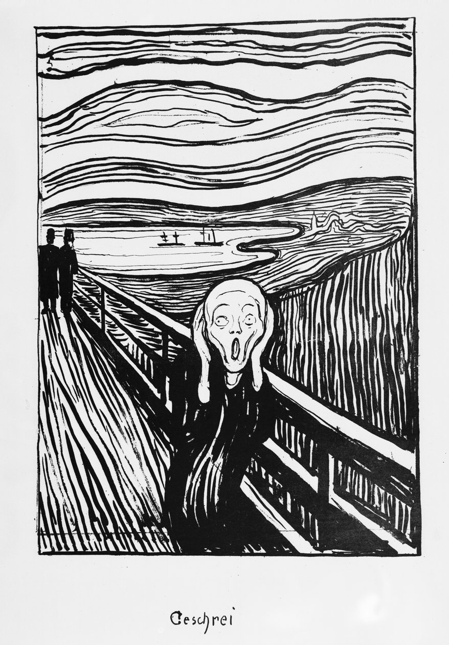 Schreeuw door Edvard Munch