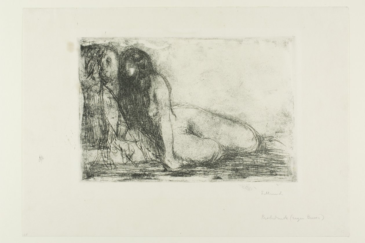 Geheim door Edvard Munch