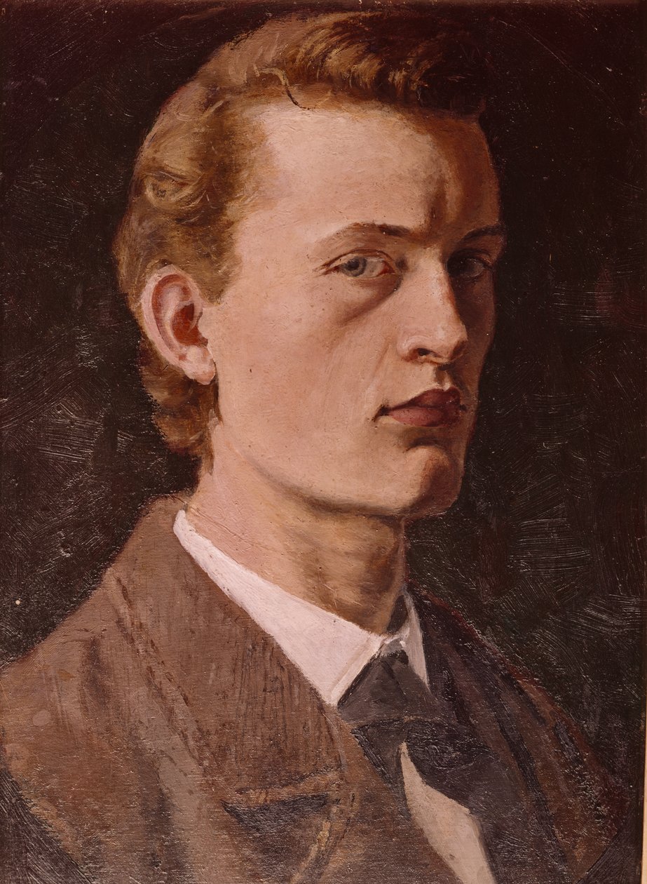 Zelfportret door Edvard Munch