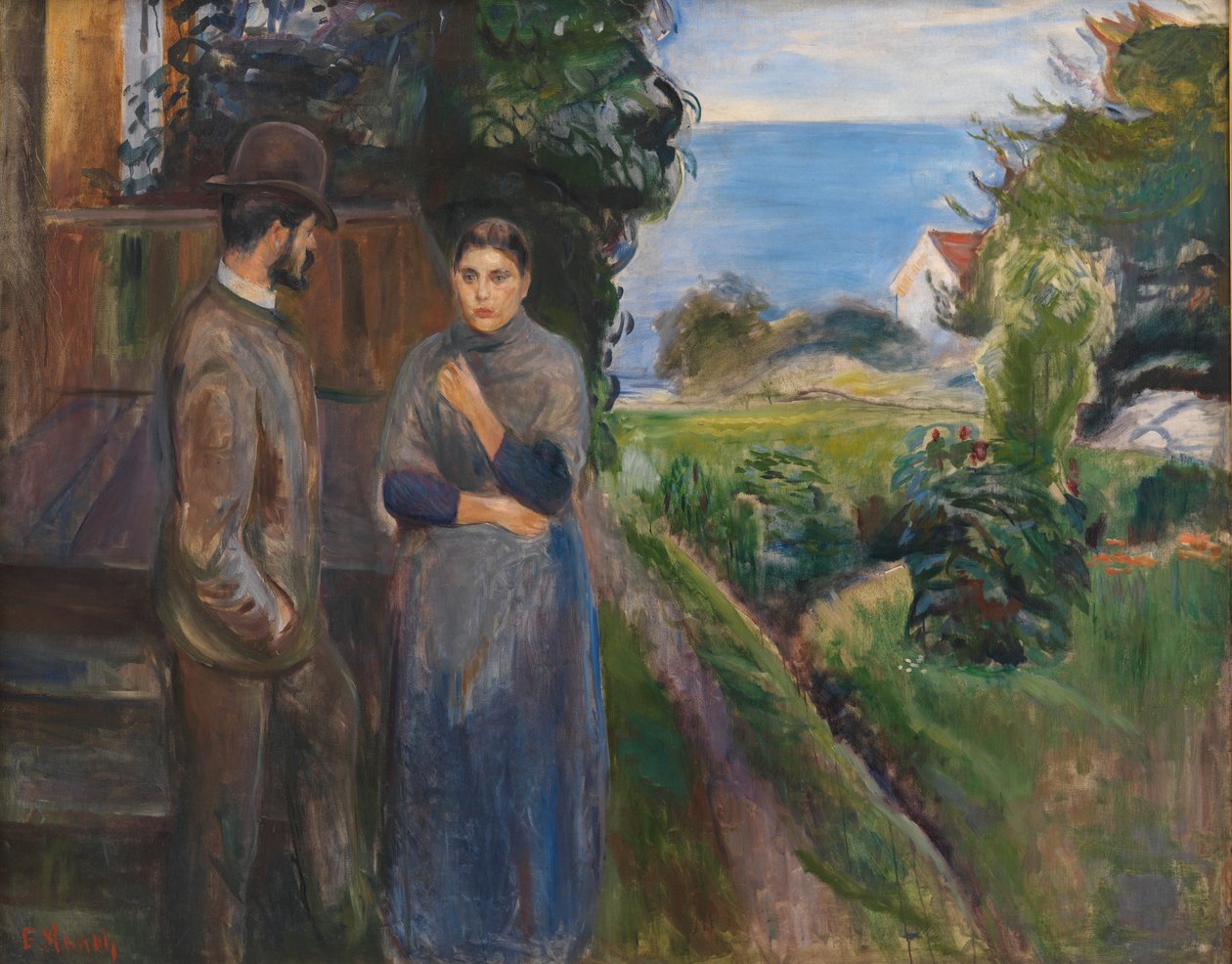 Zomeravond door Edvard Munch