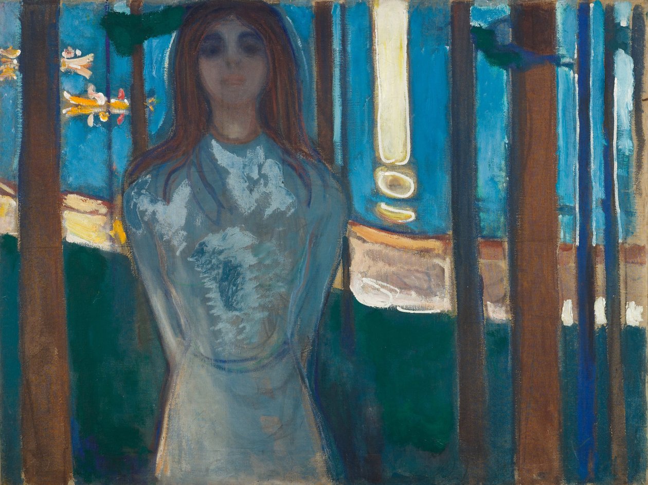 Zomernacht. De stem door Edvard Munch