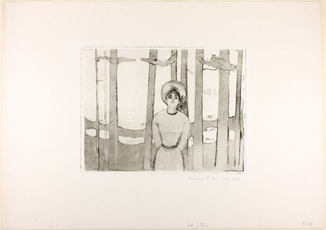 Zomernacht. De stem door Edvard Munch