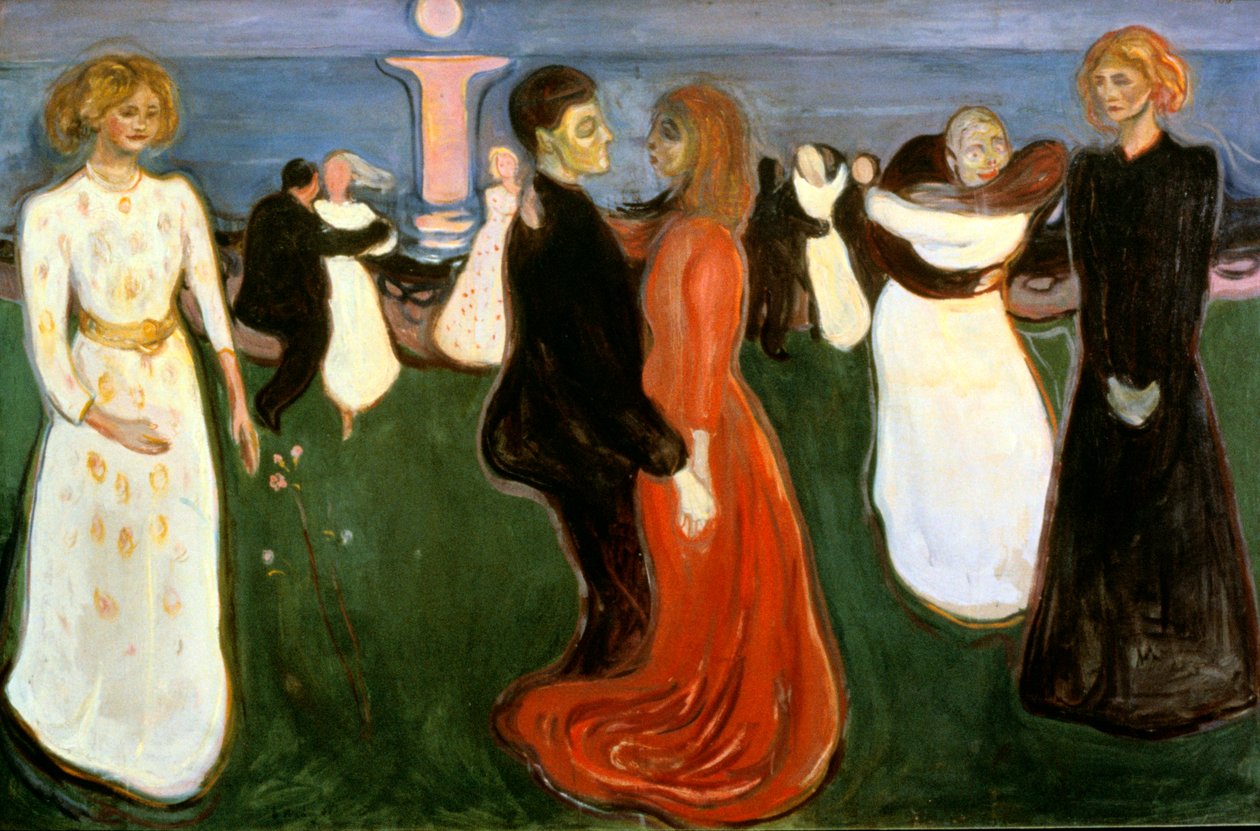 De Dans van het Leven, 1899-1900 door Edvard Munch