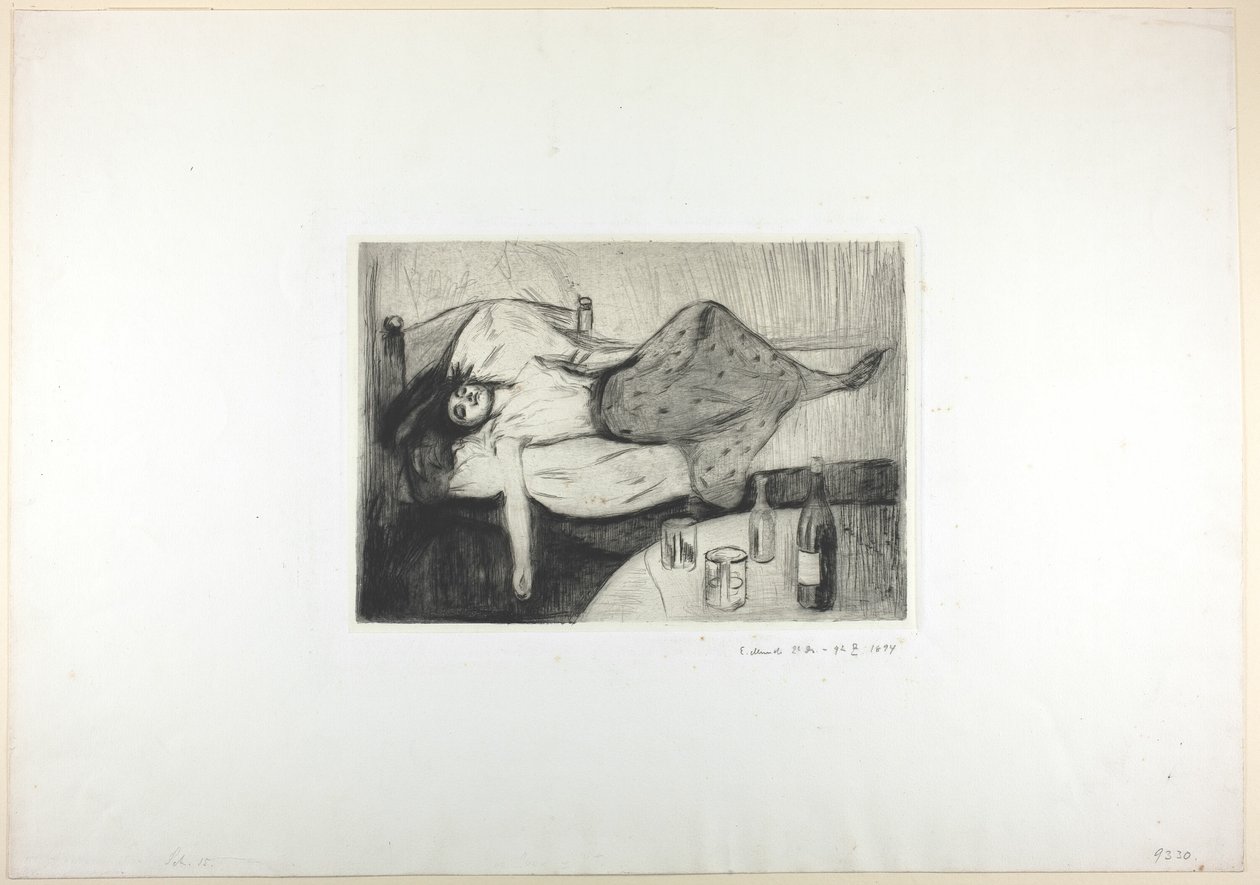 De dag erna door Edvard Munch