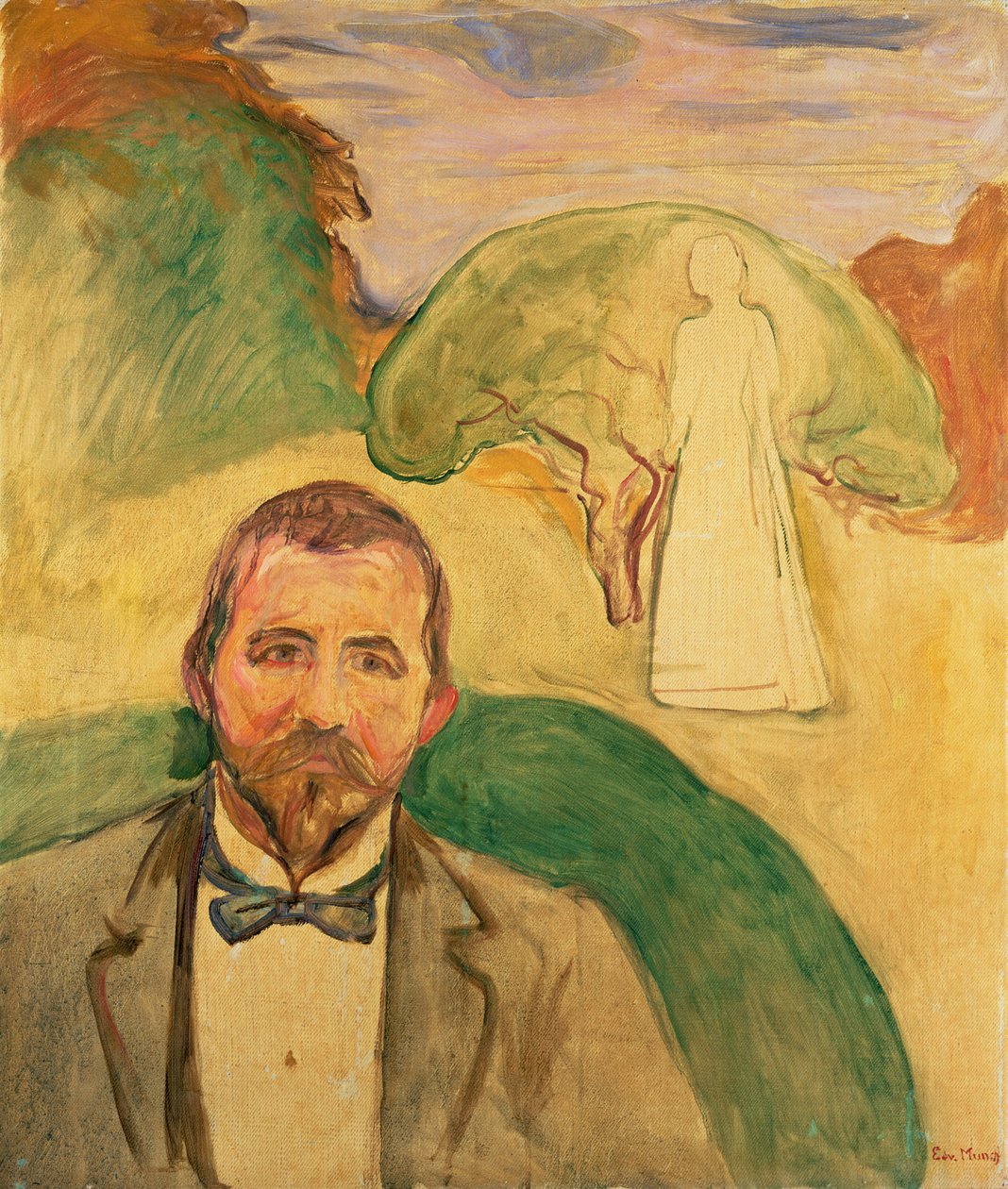 De droom, c.1900 door Edvard Munch