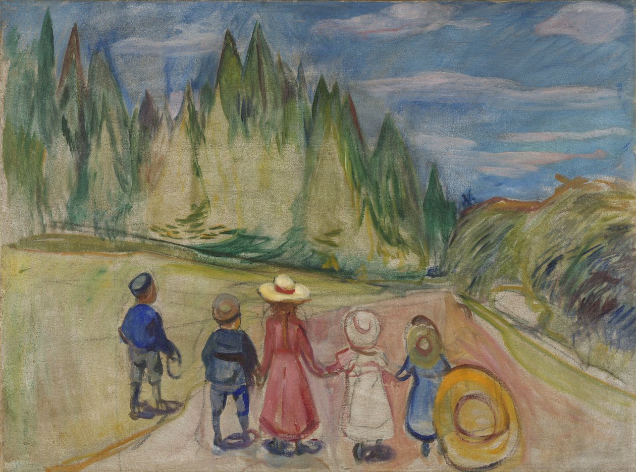 Het Sprookjesbos door Edvard Munch