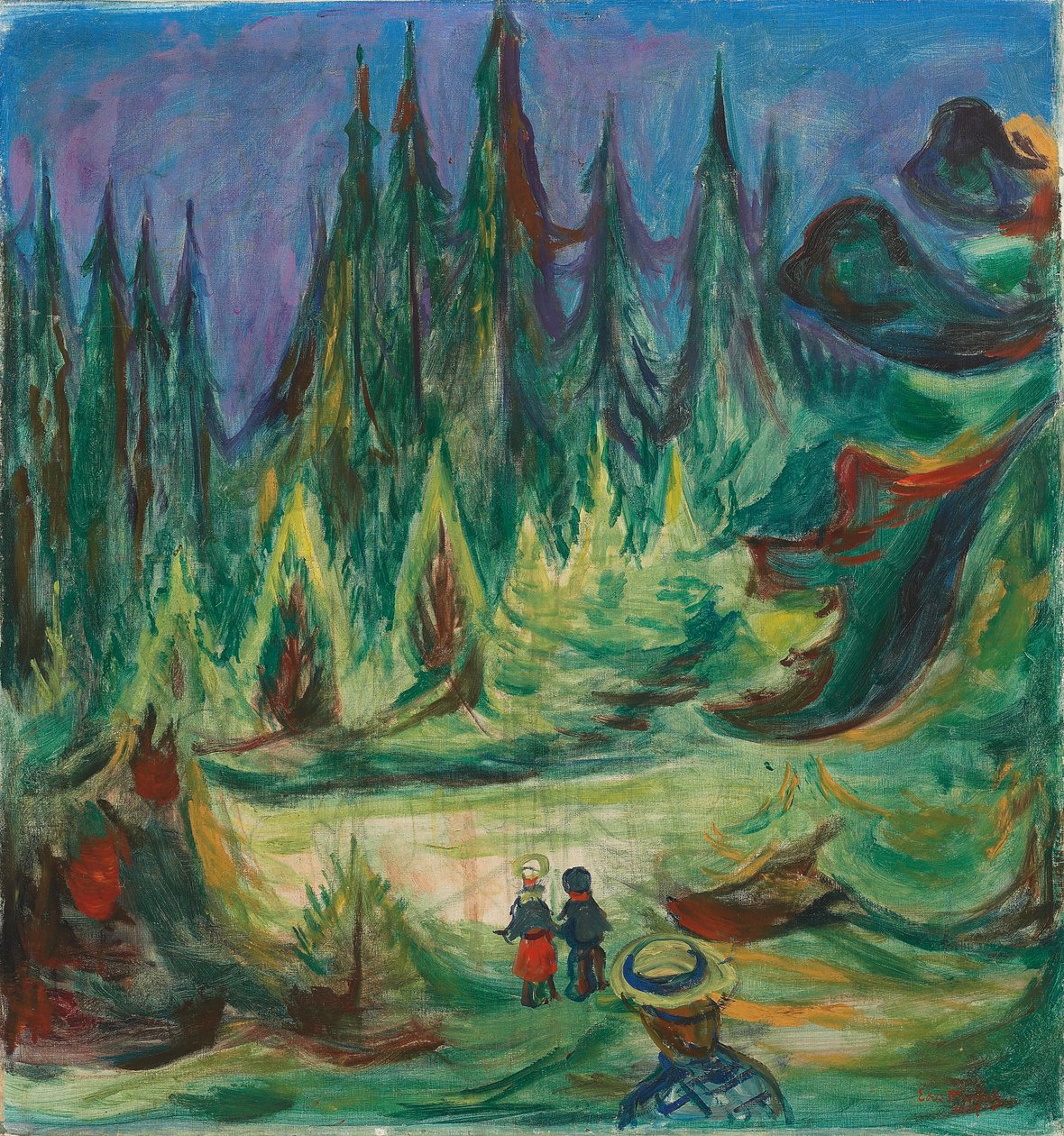 Het Sprookjesbos door Edvard Munch