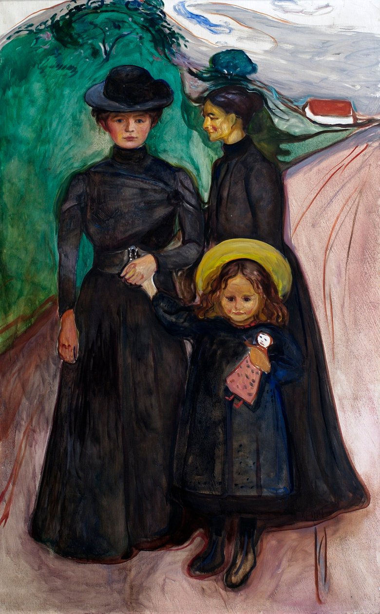 De Familie (De Boek Familie) door Edvard Munch