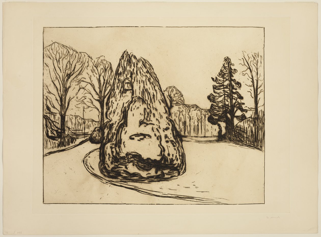 De tuin door Edvard Munch