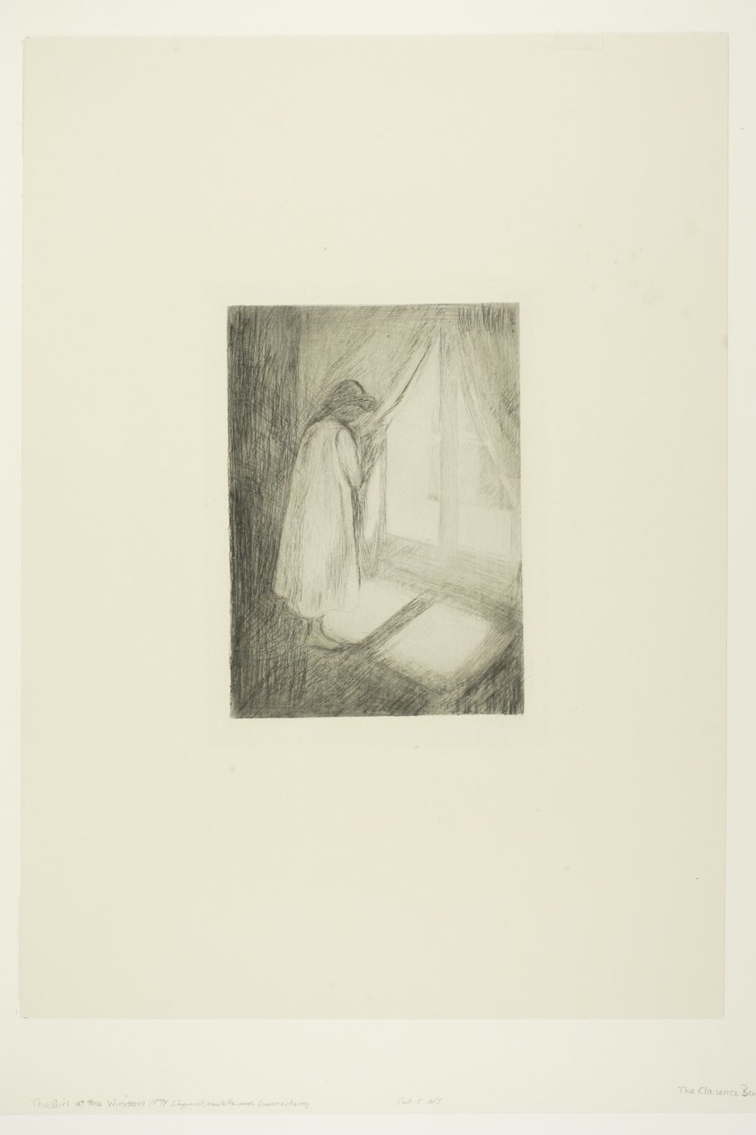 Het Meisje bij het Raam door Edvard Munch
