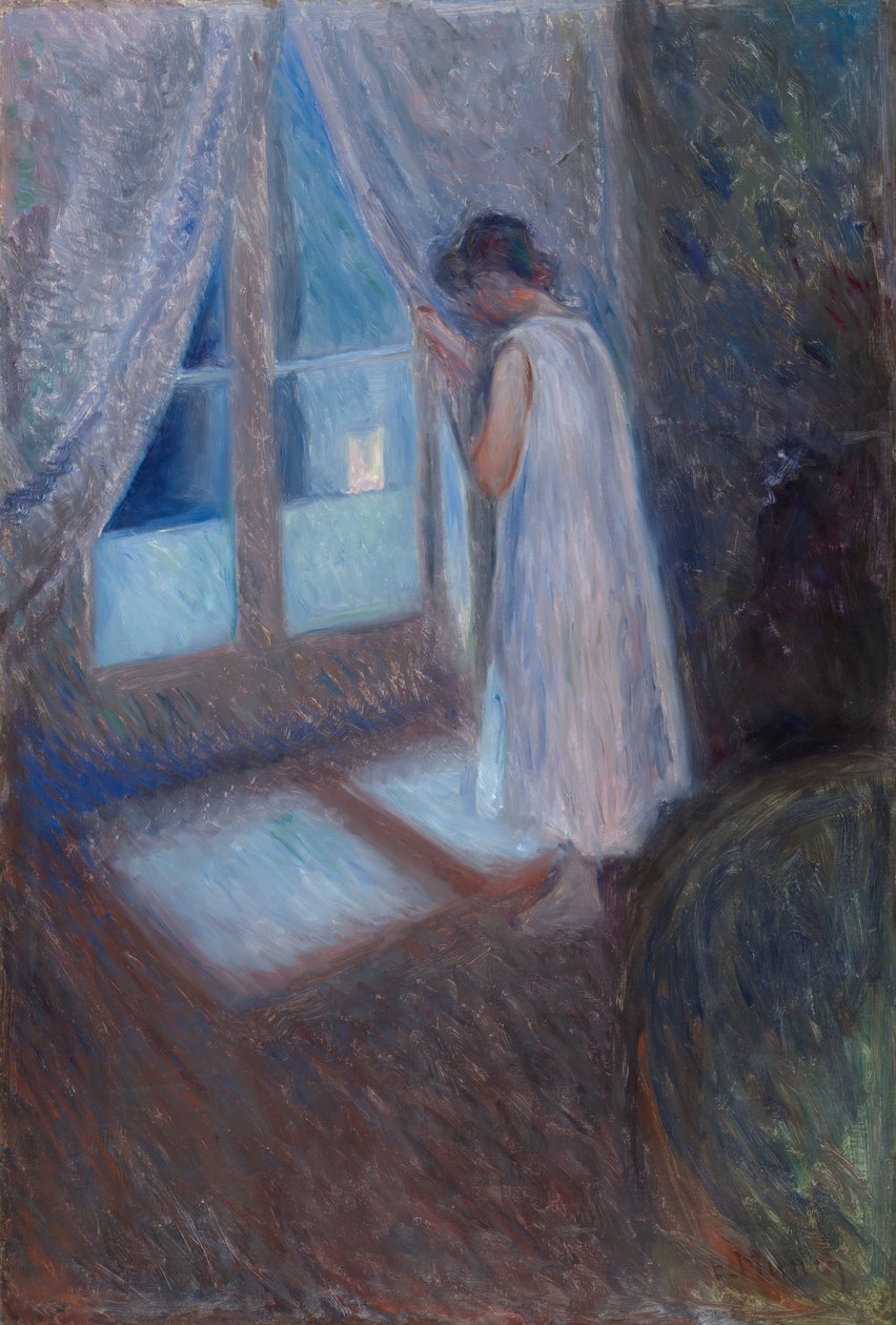 Het Meisje bij het Raam door Edvard Munch
